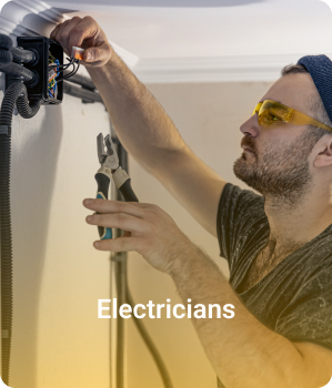 Skilled Electrician at Work